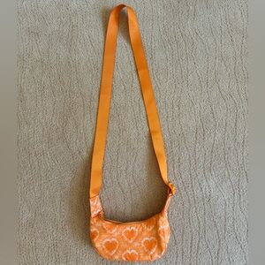 Mini Orange Tye Die Cloth Crossbody Purse Bag